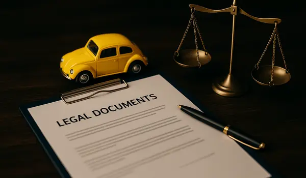 legal documents on top of a desk in a lemon law office from Lemon Law Attorney San Antonio in San Antonio, TX - lemon law claim costs