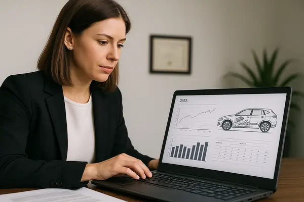 a female lawyer showing some data from her laptop from Lemon Law Attorney San Antonio in San Antonio, TX - lemon law on used vehicles a female lawyer showing some data from her laptop from Lemon Law Attorney San Antonio in San Antonio, TX - lemon law on used vehicles